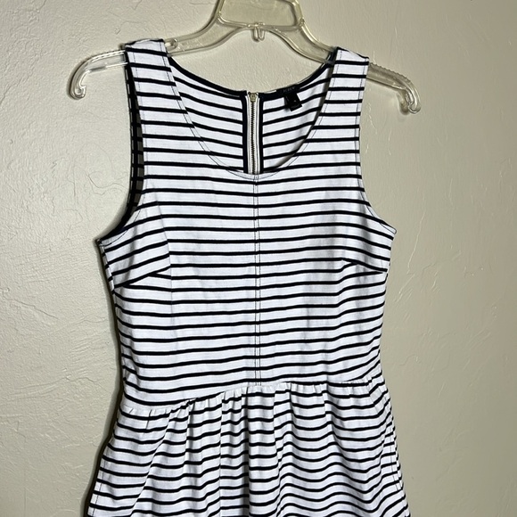 J.Crew Nautical Stripe Sleeveless A-Line Dress - Picture 2 of 6
